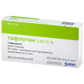 Тафлотан капли глазн 0,0015% 0,3мл уп N30 <b>Тафлотан капли глазн 0,0015% 0,3мл уп N30