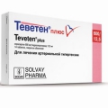 Теветен Плюс тб п/о 600мг+12.5мг блист N14x2 <b>Теветен Плюс тб п/о 600мг+12.5мг блист N14x2