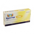 Крестор тб п/о 5мг блист N14x2 <b>Крестор тб п/о 5мг блист N14x2