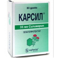 Карсил драже 35мг блист N10x8 <b>Карсил драже 35мг блист N10x8