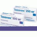 Таваник тб п/о 500мг блист N10 <b>Таваник тб п/о 500мг блист N10