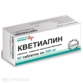 Кветиапин тб п/о 100мг блист N10x6 <b>Кветиапин тб п/о 100мг блист N10x6