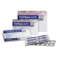 Торвакард тб п/о 40мг блист N10x9 <b>Торвакард тб п/о 40мг блист N10x9