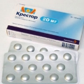 Крестор тб п/о 20мг блист N14x2 <b>Крестор тб п/о 20мг блист N14x2