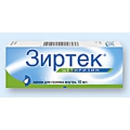 Зиртек капли внутр 10мг/мл 10мл фл <b>Зиртек капли внутр 10мг/мл 10мл фл